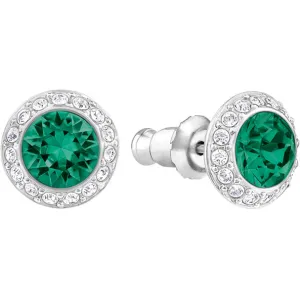 Swarovski Angelic Green Crystal Stud Earrings