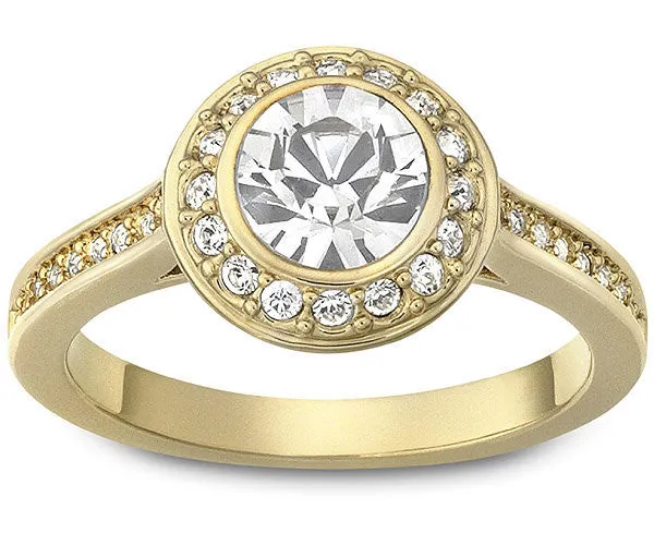 Swarovski Ring Angelic Yellow Gold