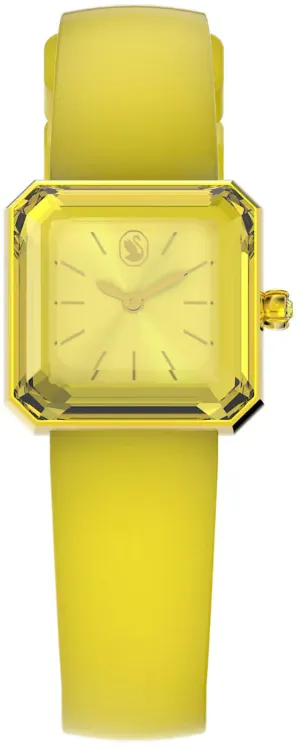 Swarovski Silicone Yellow Watch