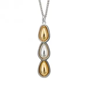 Tactile Gold Plated Spinning Pendant P5237