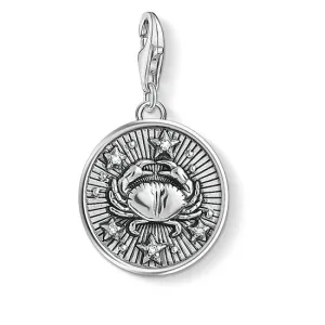 Thomas Sabo Charm Club Silver Zirconia Cancer Zodiac Charm