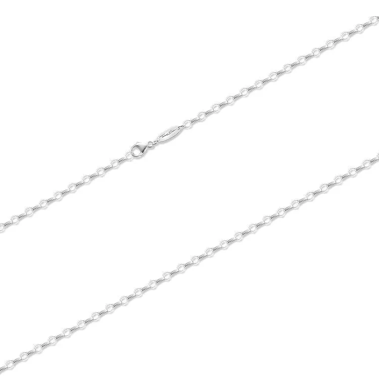 Thomas Sabo Charm Club Sterling Silver Anchor Chain Necklace 80cm