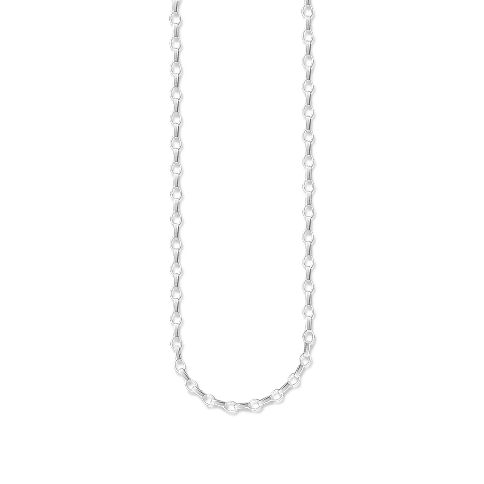 Thomas Sabo Charm Club Sterling Silver Anchor Chain Necklace 80cm