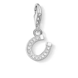 Thomas Sabo Charm Club Sterling Silver CZ Horseshoe Charm