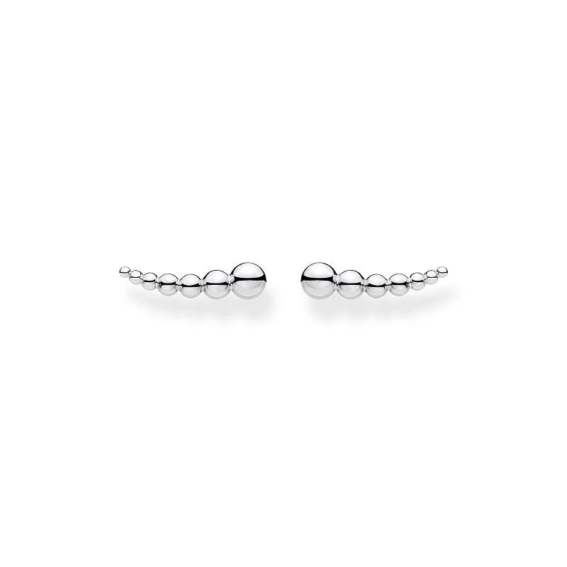 Thomas Sabo Charm Club Sterling Silver Dots Ear Climber Earrings