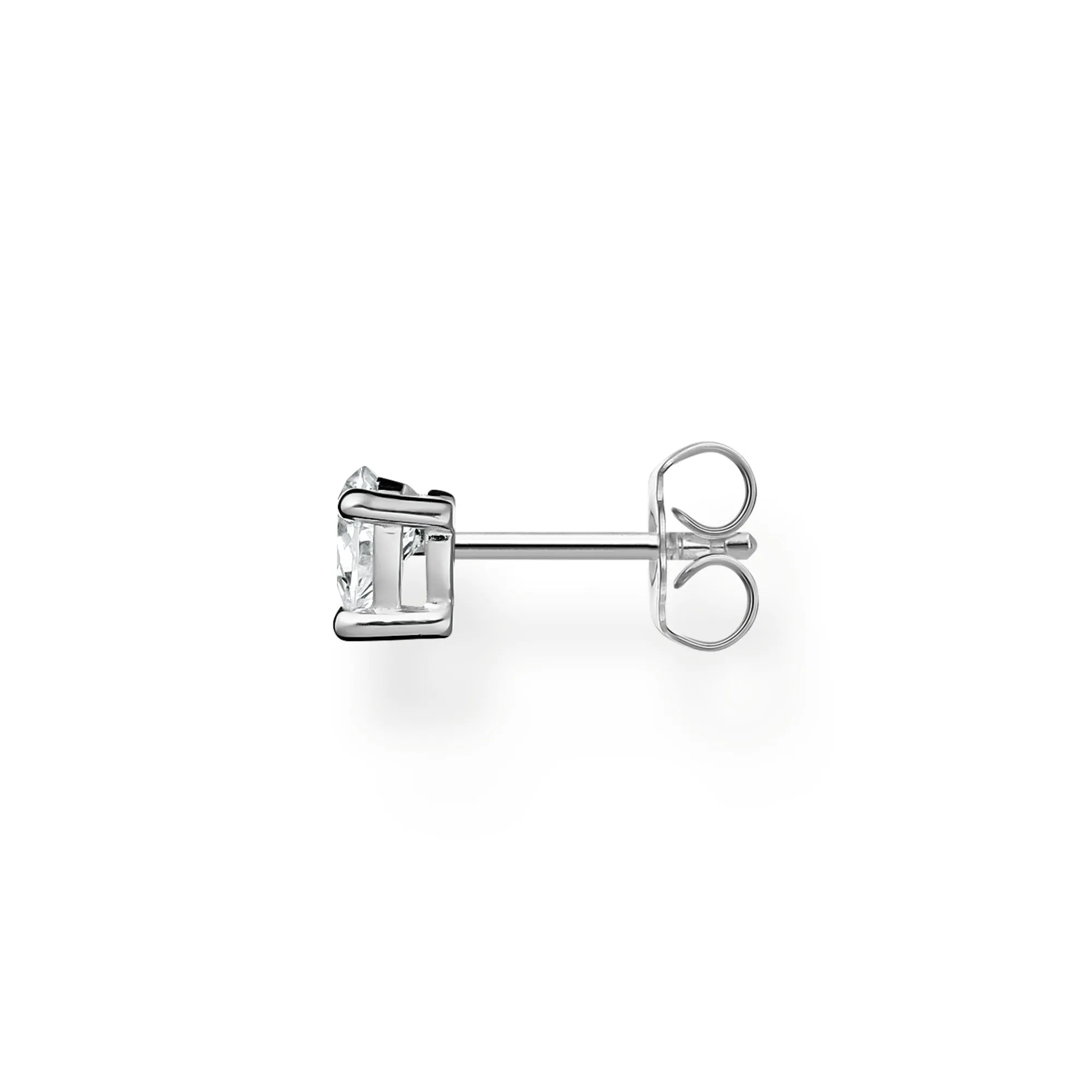 Thomas Sabo Charm Club Sterling Silver Heart Single Ear Stud