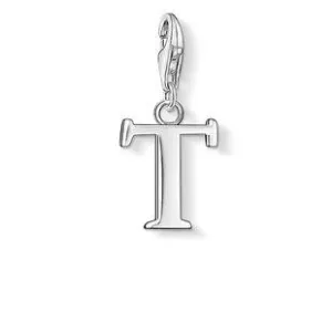 Thomas Sabo Charm Club Sterling Silver Letter T Charm D