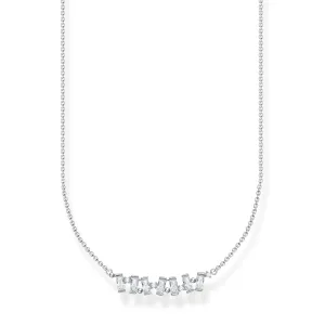 Thomas Sabo Charm Club Sterling Silver Star Dancing Stones Necklace D