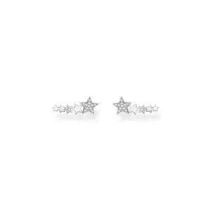 Thomas Sabo Charm Club Sterling Silver Stars Ear Climber Earrings
