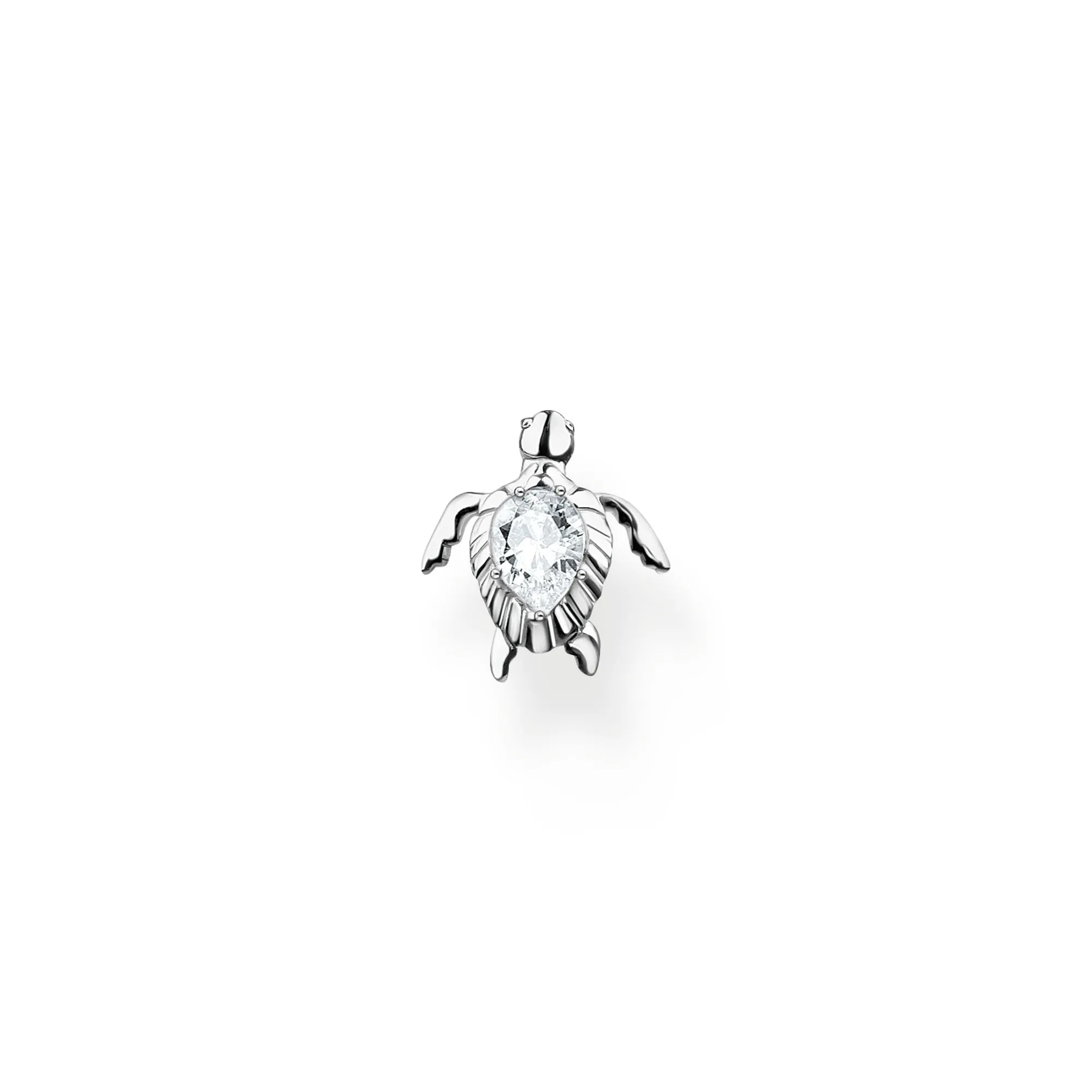 Thomas Sabo Charm Club Sterling Silver Turtle Single Ear Stud