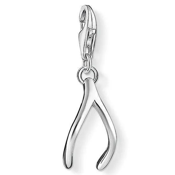 Thomas Sabo Charm Club Sterling Silver Wishbone Charm