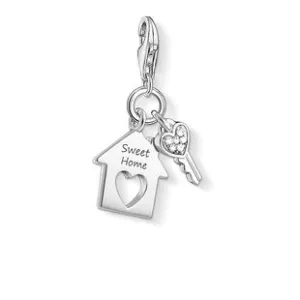 Thomas Sabo Charm Club Sterling Silver Zirconia Sweet Home Charm D