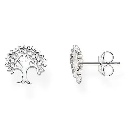 Thomas Sabo Earrings Glam & Soul Tree of Life Silver D