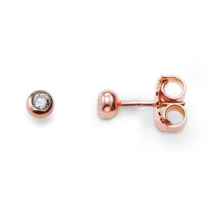 Thomas Sabo Earrings Glam & Soul White Zirconia Rose Gold
