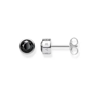 Thomas Sabo Glam & Soul Sterling Silver Black Zirconia Stud Earrings
