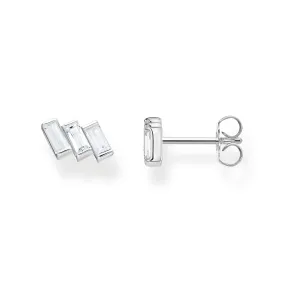 Thomas Sabo Glam & Soul Sterling Silver CZ Baguette Cut Earrings
