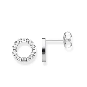 Thomas Sabo Glam & Soul Sterling Silver CZ Large Circles Earrings