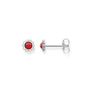 Thomas Sabo Glam And Soul Ethnic Red Stud Earrings D