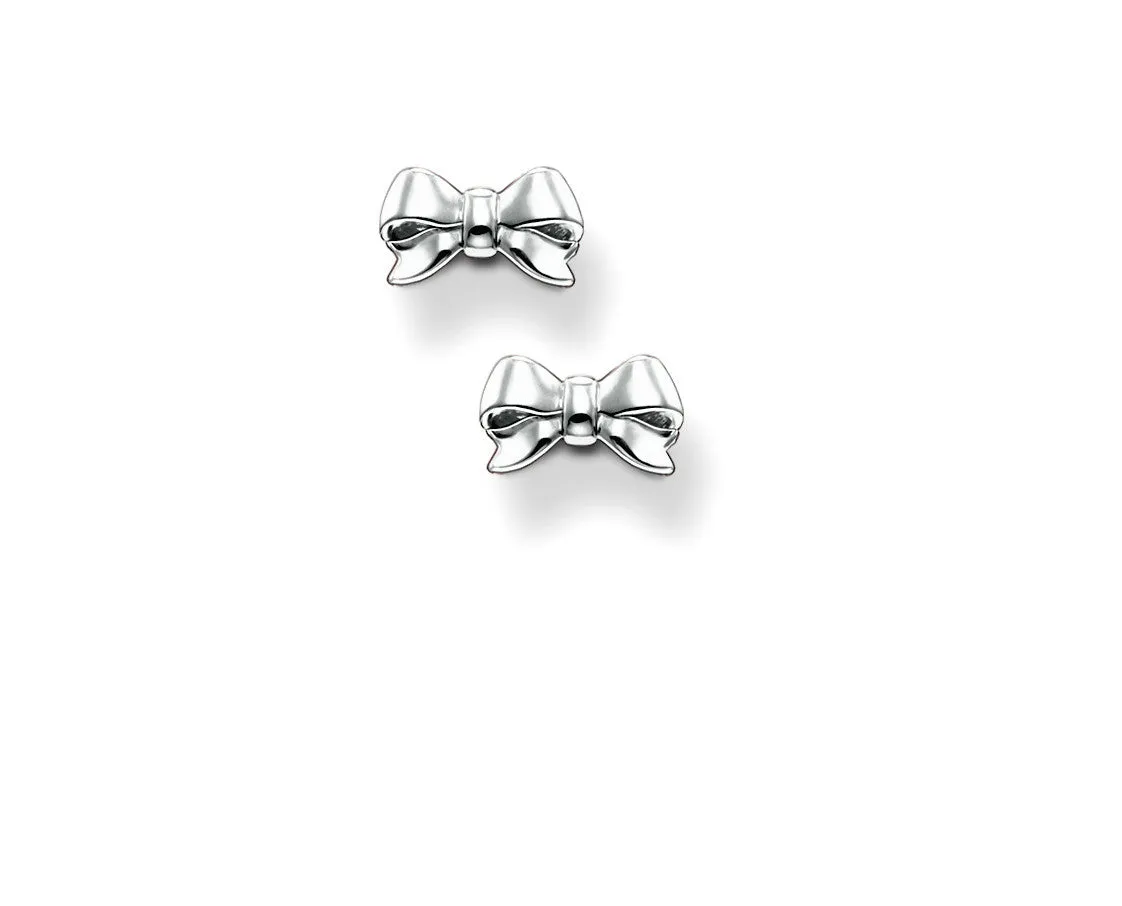 Thomas Sabo Glam And Soul Silver Bow Stud Earrings