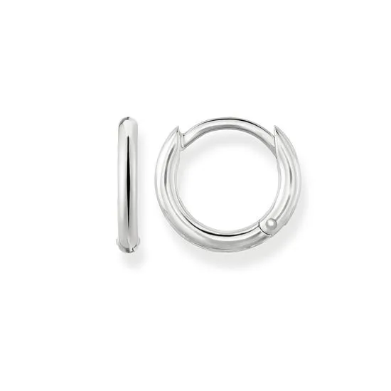 Thomas Sabo Glam And Soul Sterling Silver Classic Hoop Earrings