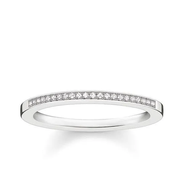 Thomas Sabo Glam And Soul Sterling Silver Diamond Ring D