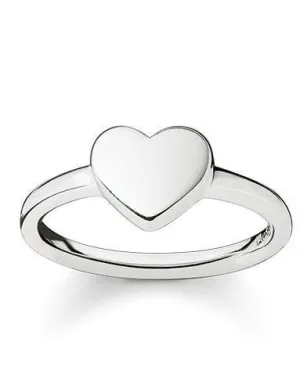 Thomas Sabo Glam And Soul Sterling Silver Heart Ring