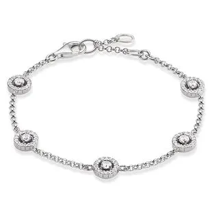 Thomas Sabo Glam And Soul Sterling Silver Light Of Luna Bracelet D