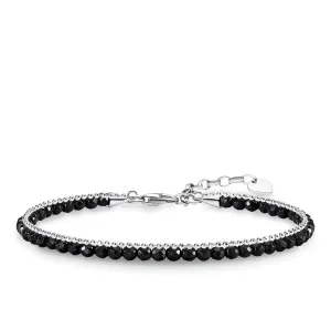 Thomas Sabo Glam And Soul Sterling Silver Onyx Bracelet