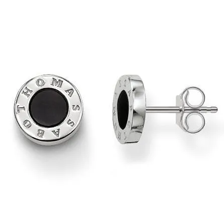 Thomas Sabo Glam And Soul Sterling Silver Onyx Stud Earrings