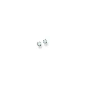Thomas Sabo Glam And Soul Sterling Silver White Stone Stud Earrings