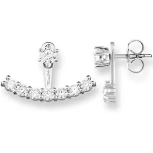 Thomas Sabo Glam And Soul Sterling Silver White Zirconia Earrings