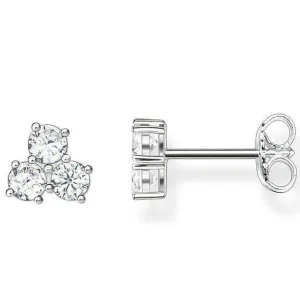Thomas Sabo Glam And Soul Sterling Silver White Zirconia Stud Earrings