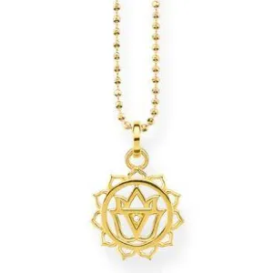 Thomas Sabo Glam And Soul Yellow Gold Solar Plexus Chakra Pendant D