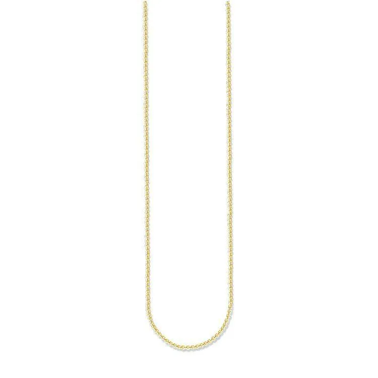 Thomas Sabo Glam And Soul Yellow Gold Venezia Chain 50cm