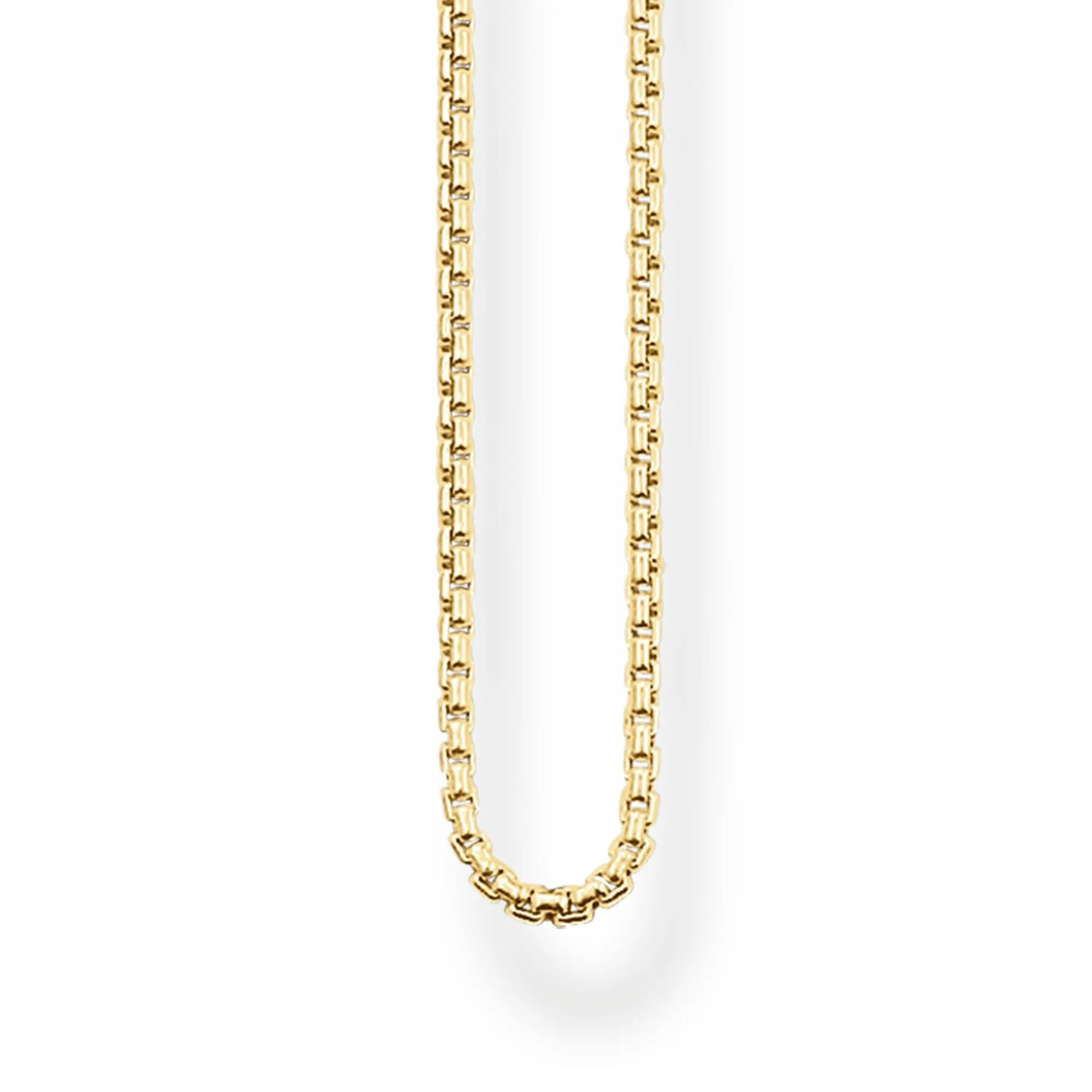 Thomas Sabo Glam And Soul Yellow Gold Venezia Necklace 70cm