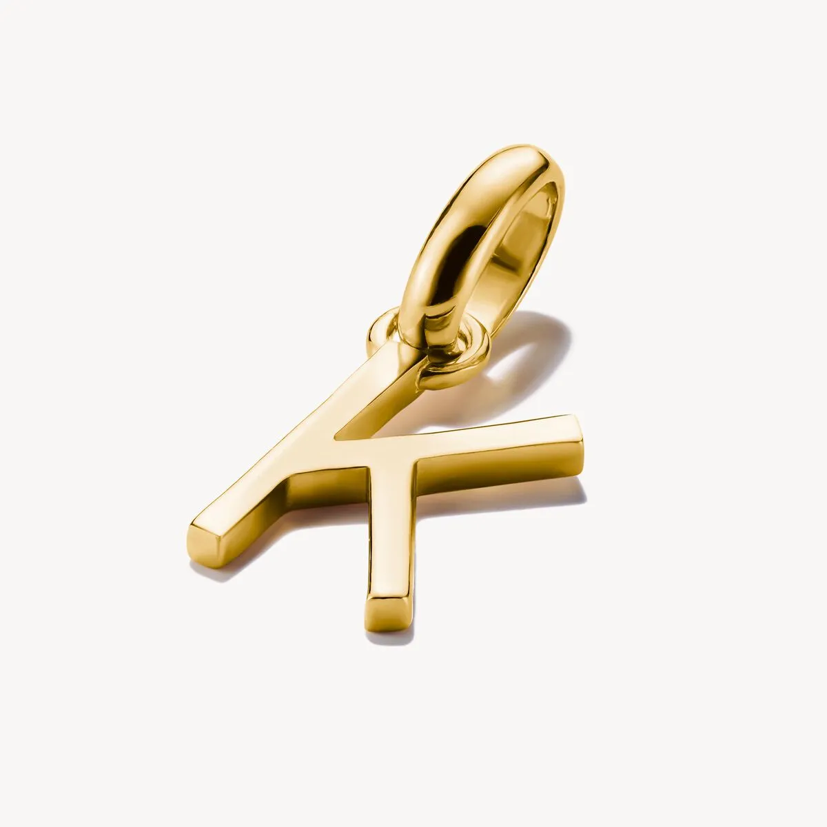 Thomas Sabo Gold Plated Letter K Connect Charm