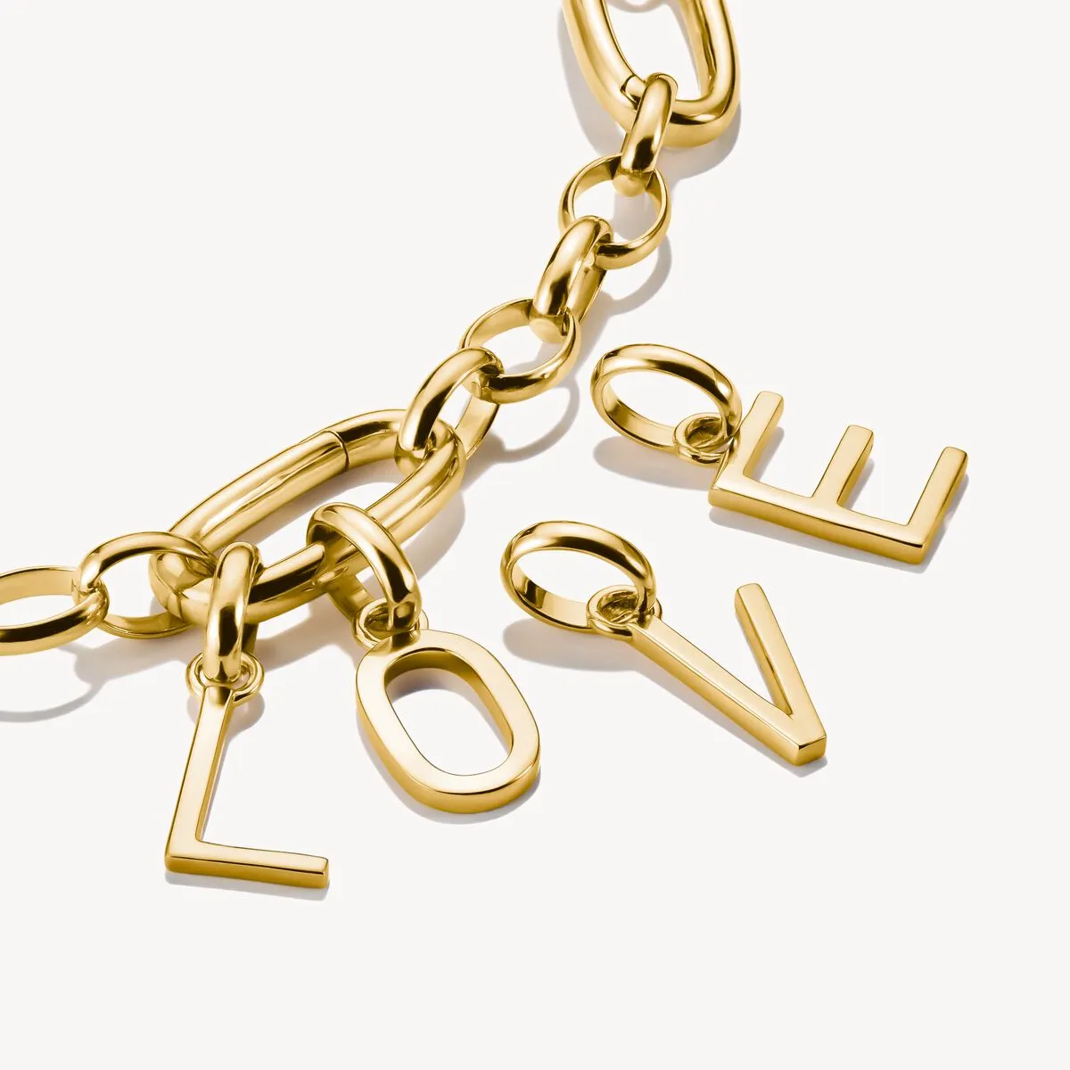 Thomas Sabo Gold Plated Letter L Connect Charm