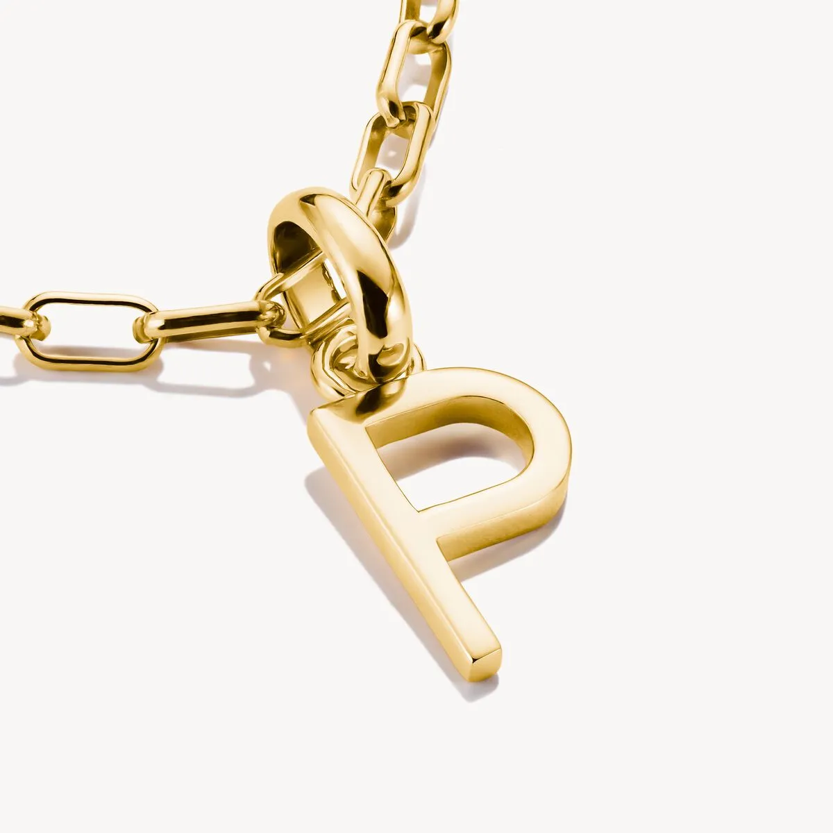 Thomas Sabo Gold Plated Letter P Connect Charm