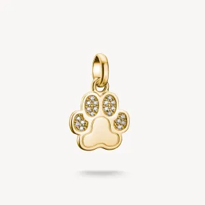 Thomas Sabo Gold Plated White Zirconia Connect Charm