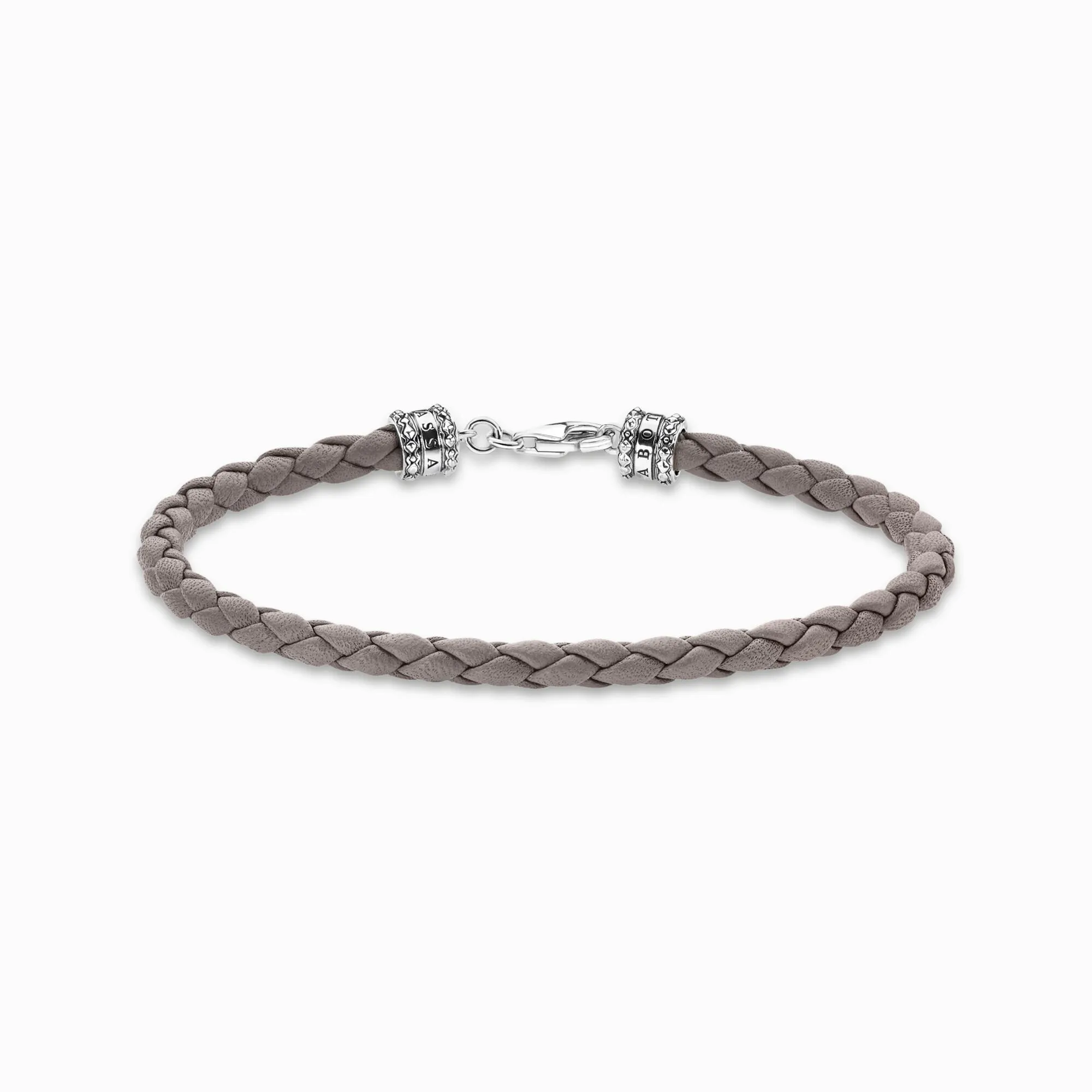 Thomas Sabo Grey Leather Bracelet