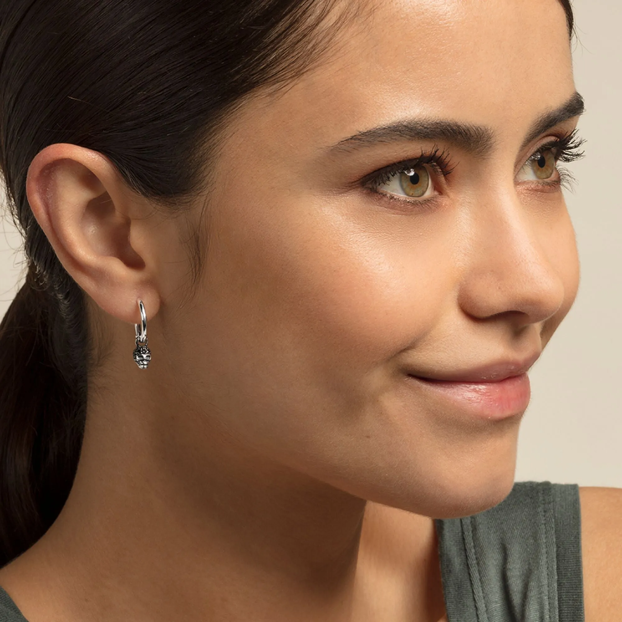Thomas Sabo Hoop earrings skull