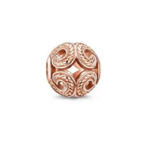 Thomas Sabo Karma Beads Rose Gold Wave Charm D