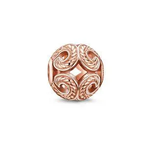 Thomas Sabo Karma Beads Rose Gold Wave Charm D