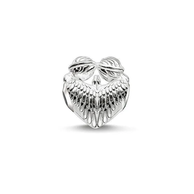 Thomas Sabo Karma Beads Sterling Silver Angel Heart Charm D