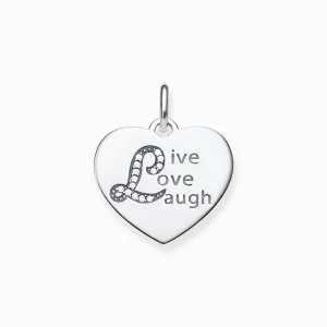 Thomas Sabo Live Love Laugh Pendant Charm