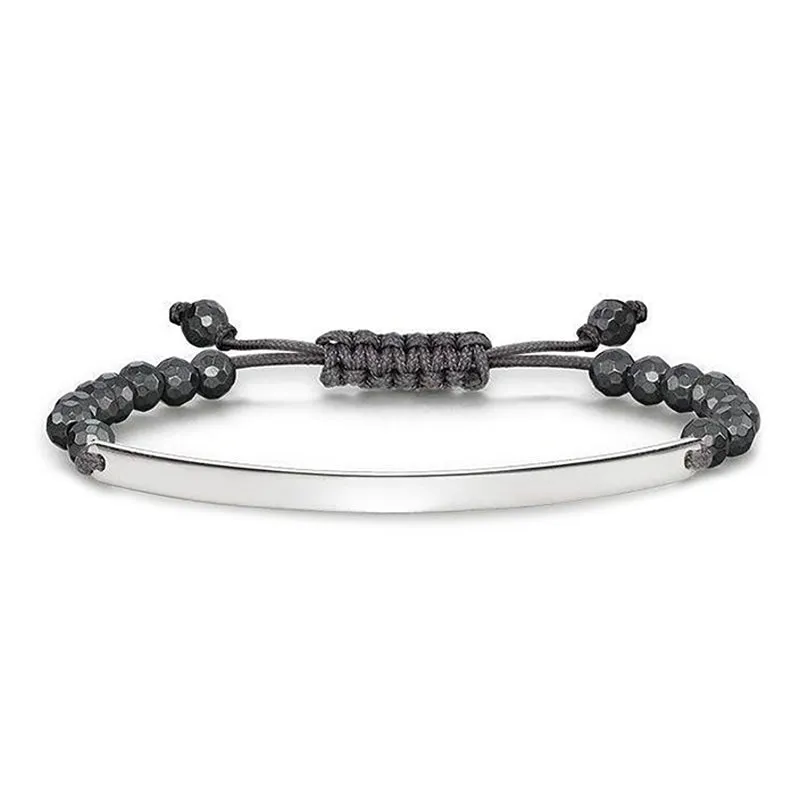 Thomas Sabo Love Bridge Sterling Silver Heamatite Bracelet D