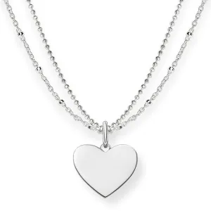 Thomas Sabo Love Bridge Sterling Silver Heart Necklace D