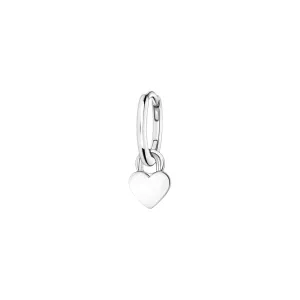 Thomas Sabo - PAIR hoop earrings with silver heart