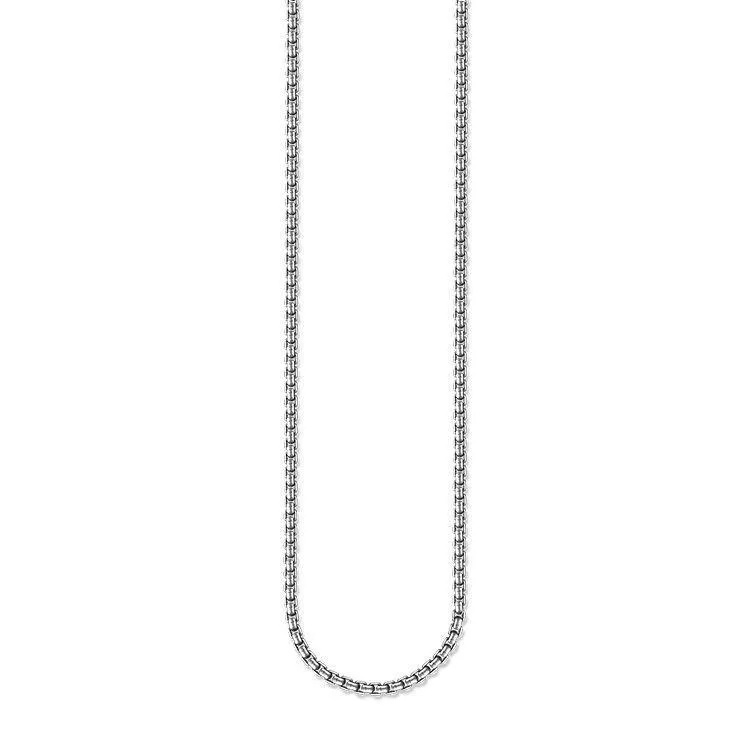 Thomas Sabo Rebel At Heart Oxidised Sterling Silver Venezia Chain