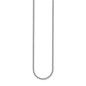Thomas Sabo Rebel At Heart Oxidised Sterling Silver Venezia Chain